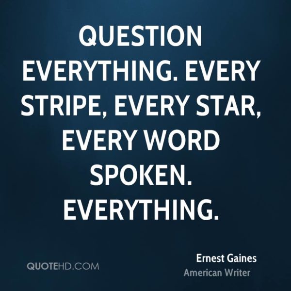 How to deceive without actually lying outright; and how to recognize and overcome that, by always questioning everything, etc, etc, among other things…